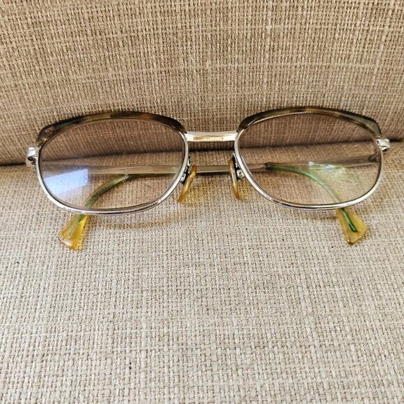 Vintage Safilo Women Glasses Frame Silver Tone 50[]18 135 Eyeglasses Eye Wear main image 5